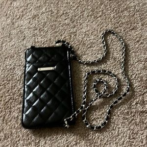 Quilt pattern wallet crossbody